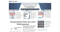 Desktop Screenshot of kios-pulsa.com